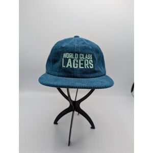 Exile Brewing Company World Class Lagers Blue Strapback Corduroy Hat
